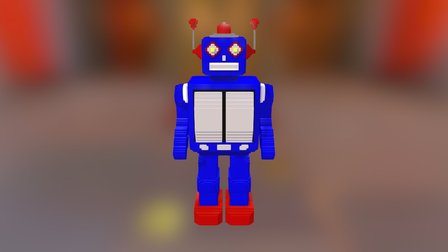 Old Robot 3D Model
