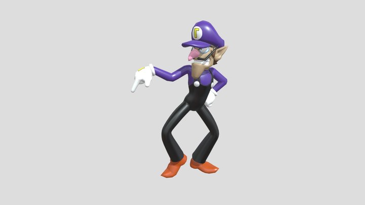 SSBM Waluigi Trophy