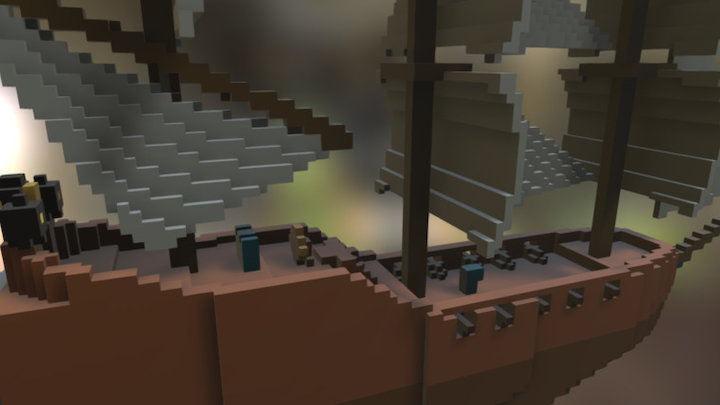 Pirate ship 3D Model