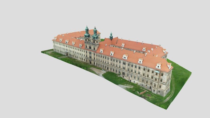 Lubiąż Abbey (Opactwo cystersów w Lubiążu) 3D Model