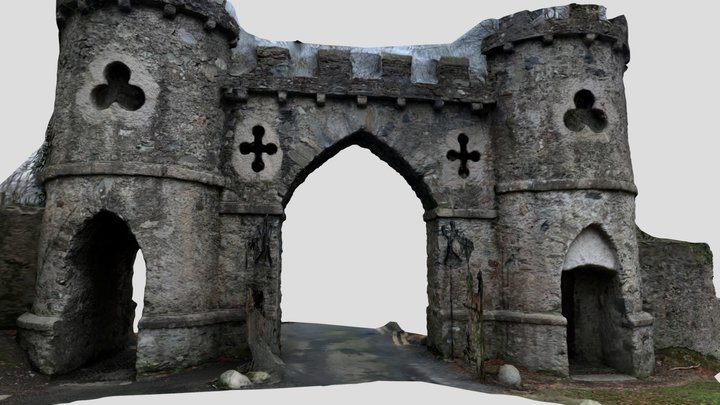 The Gates of Tollymore Game of Thrones 3D Model