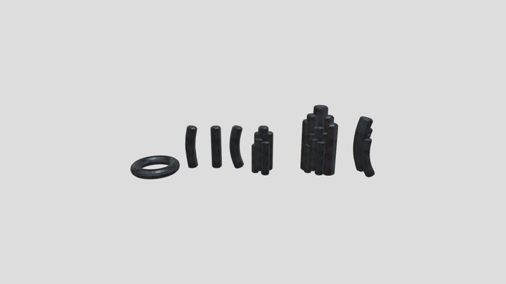 Pack_ Rock_V3  H&H 3D Model