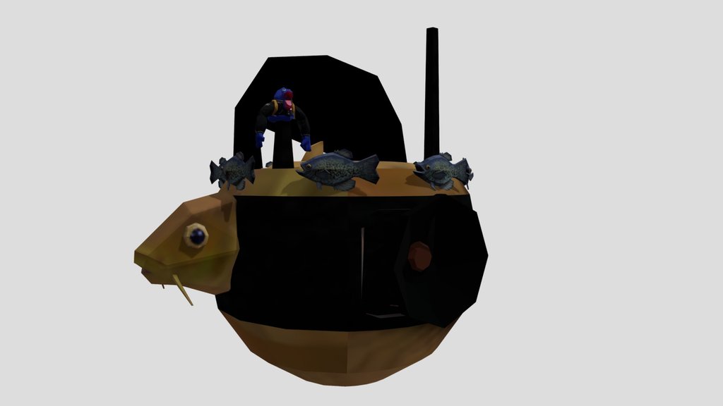 animal company - boombox fishing {LOD Problem}