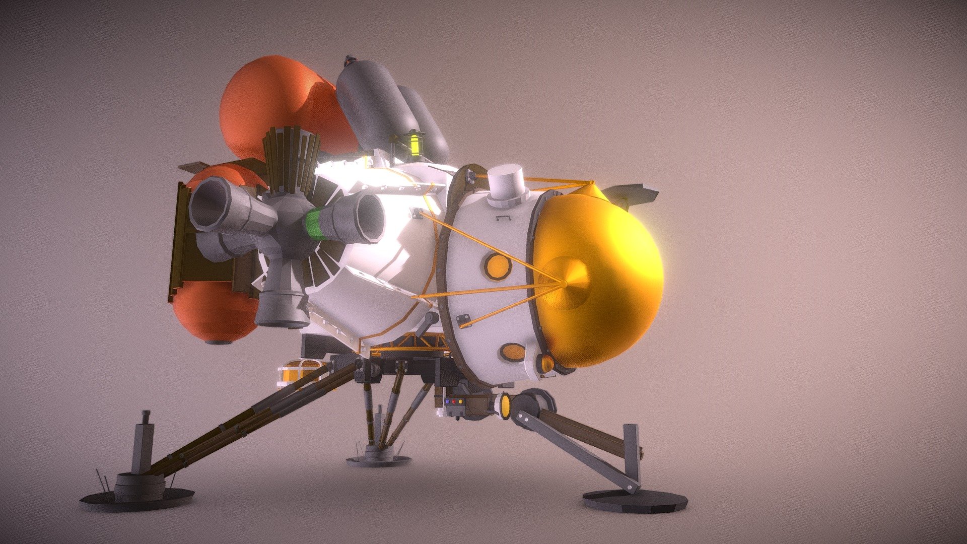3D Printable Model Ship - Outer Wilds by That Gobbo