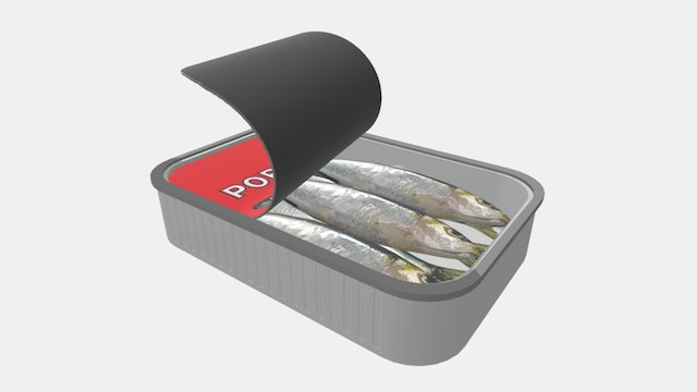 Sardine Tin 3D Model