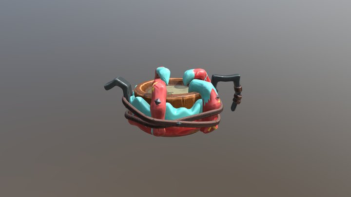 Ocean Crawler Drum 3D Model
