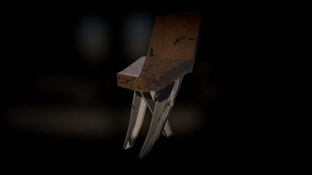 Used Bar Seat 3D Model