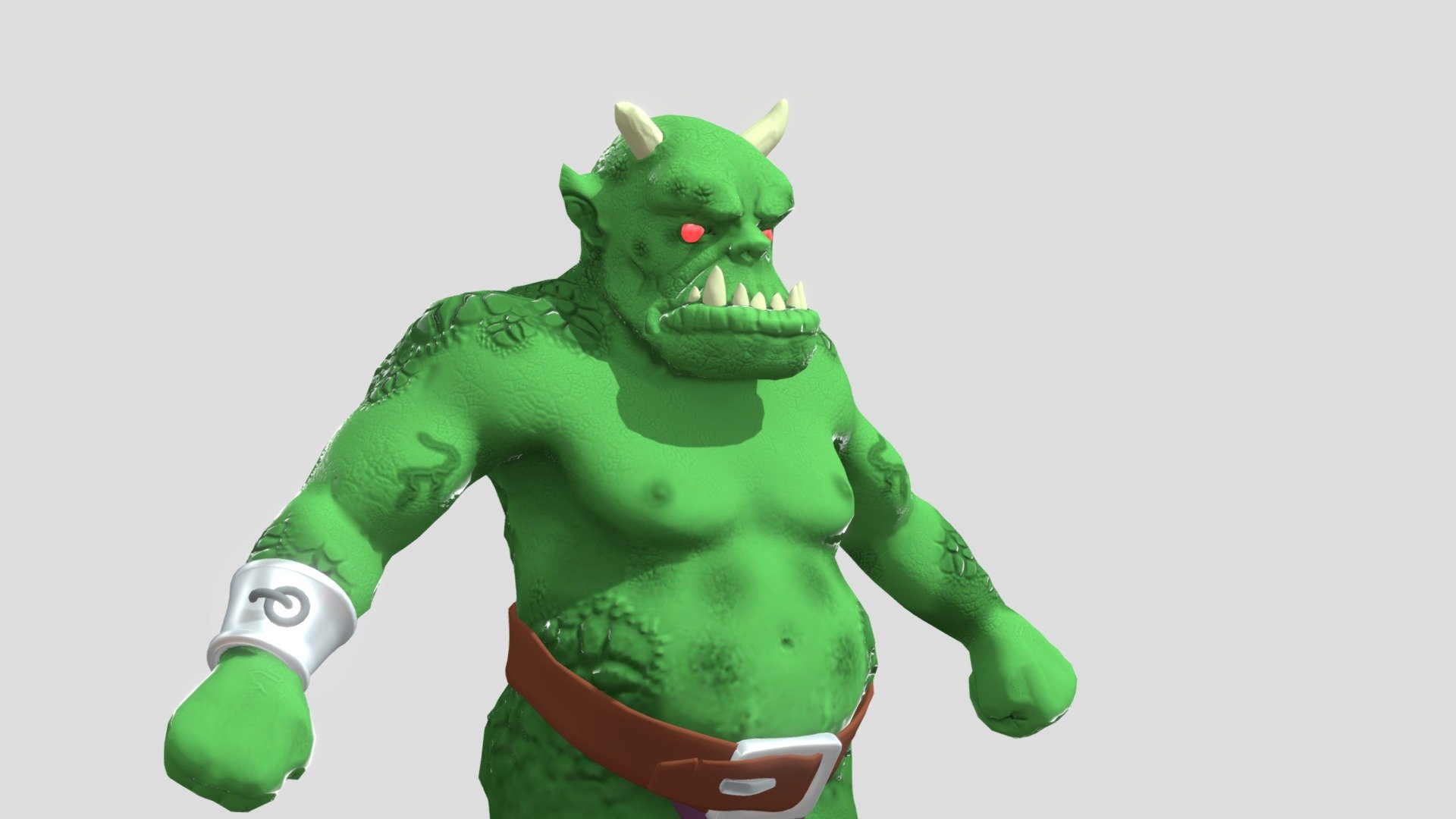 Green skin Ogre - 3D model by arch111 [d72e667] - Sketchfab