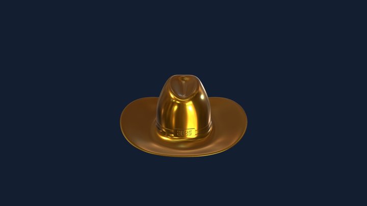 2025-Texas Oklahoma Hat 3D Model