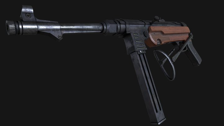 mp 40 3D Model