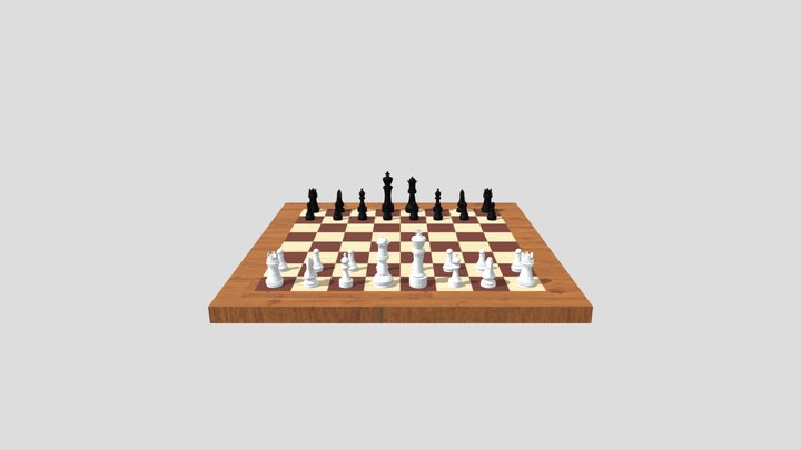 Chess-game 3D models - Sketchfab