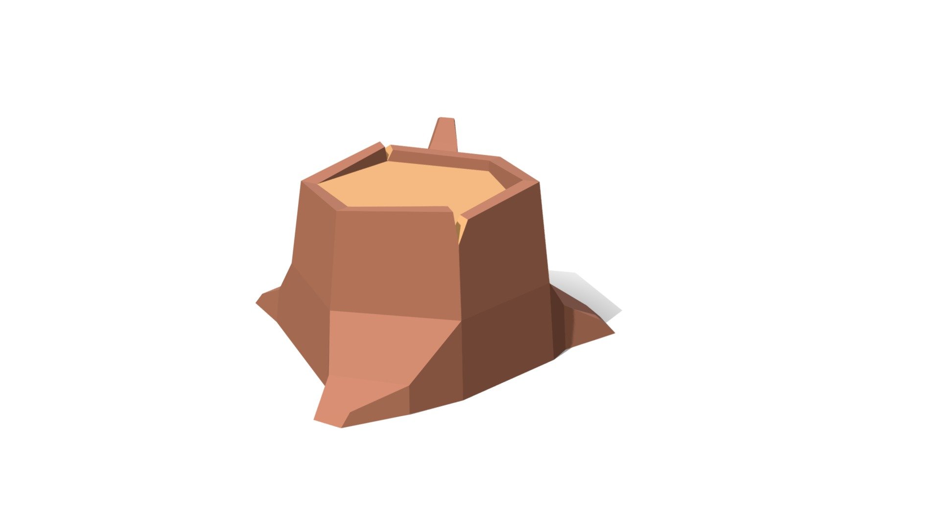Low poly Tree Trunk