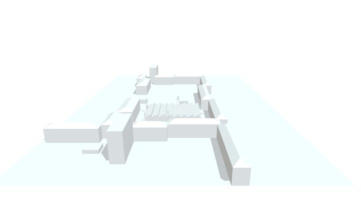 Norilsk Courtyard 3D Model