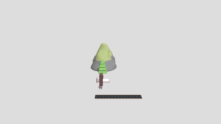Small Assets Low Poly 3D Model