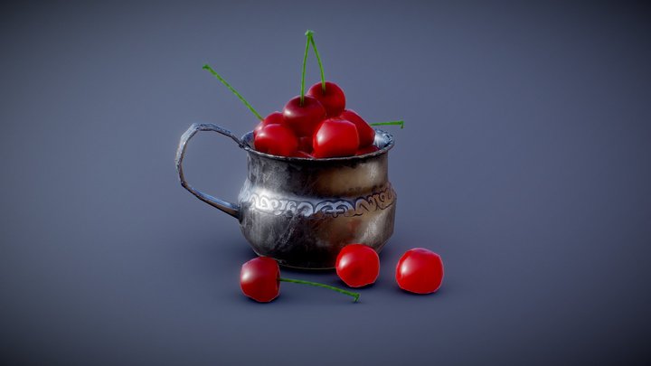 Cherry Nature Morte 3D Model