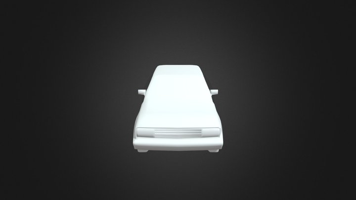 Volkswagen Gol GT 1984 (CL) 3D Model