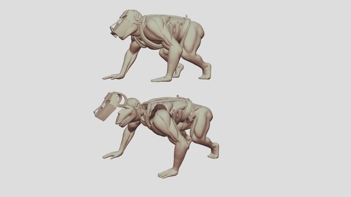 Version 2 Cart Titan Body 3D resin print diagram 3D Model