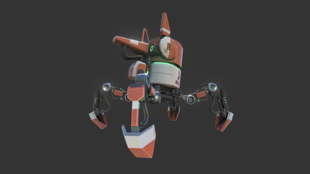 Robot - 3D model by Renafox (@kryik1023) [d733d04] - Sketchfab