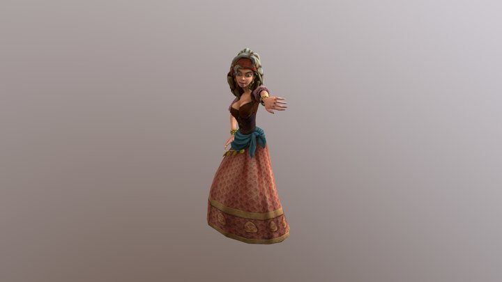 Samba Dancing 3D Model