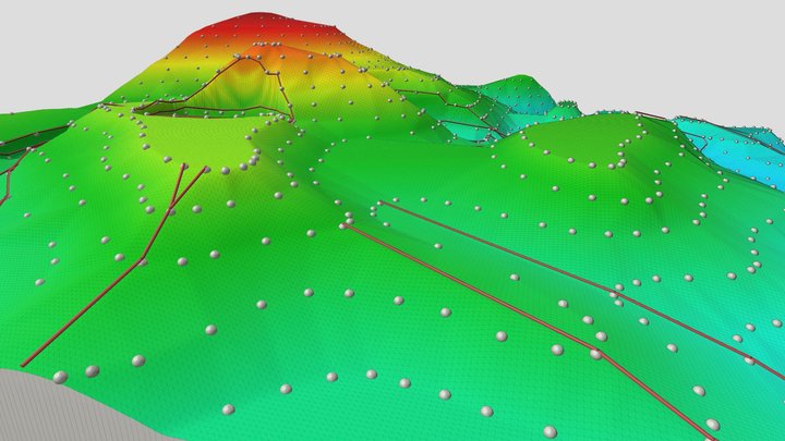 Morasko crater field: DTM 2 3D Model