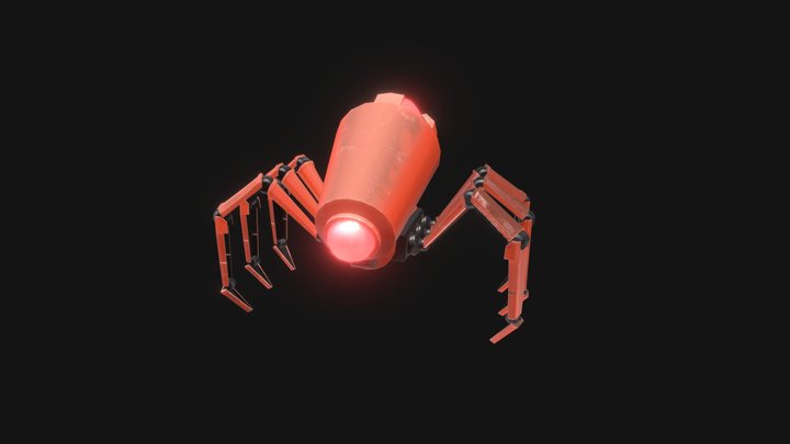 Spider Bot 3D Model