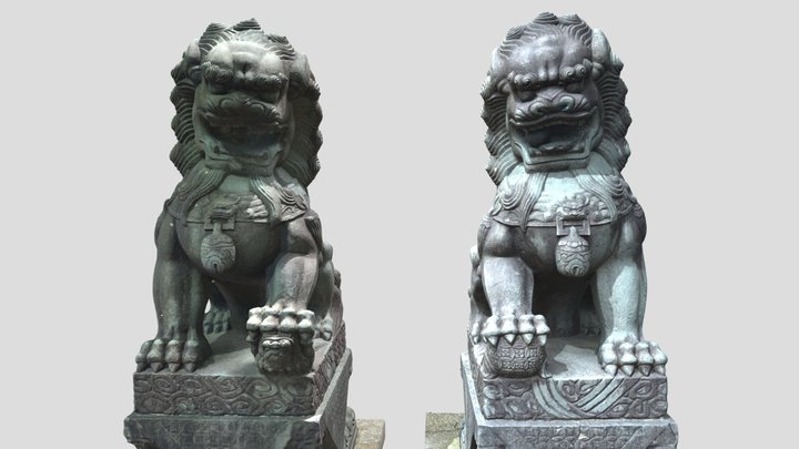 Zhejiang Stone Lion 3D Model