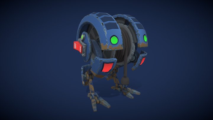 Plugger - DAE Robuddy 3D Model