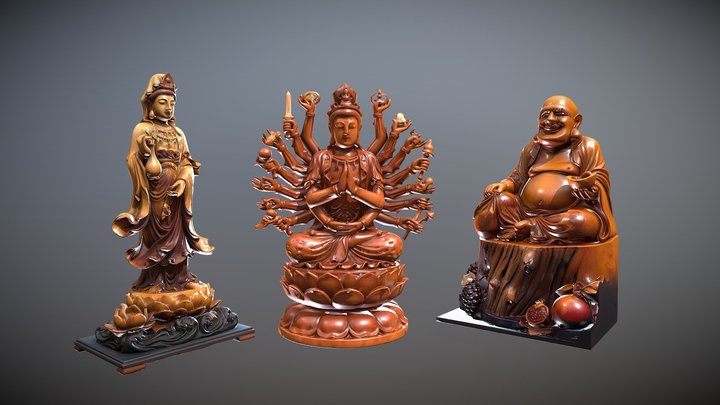 Chinese status – Free 3D Model STL