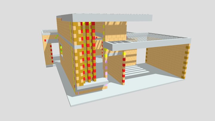 Projeto Estrutural G l V 3D Model