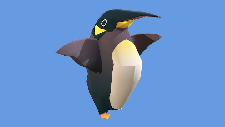 adult penguin (type one) 3D Model
