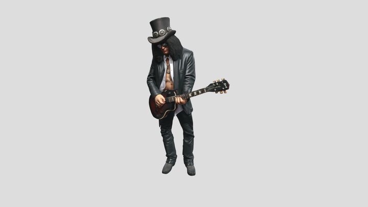 SLASH GNR GITAR – Free 3D Model STL