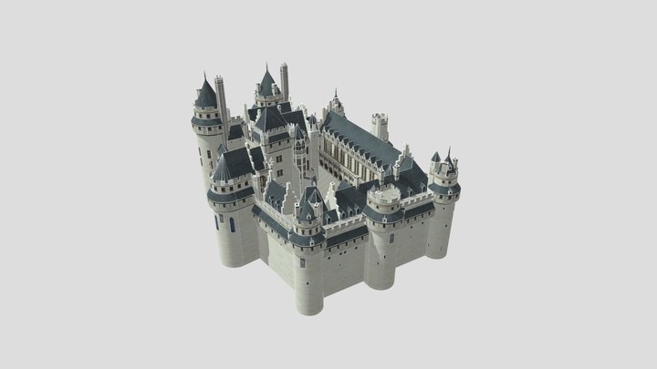 Château Pierrefonds 3D Model