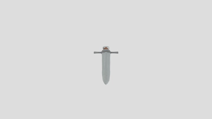 Broad Sword 3D Model