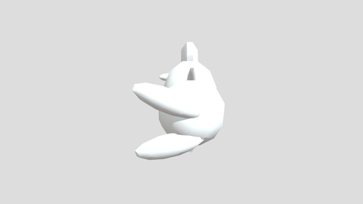 Low Poly Bear 3d print model