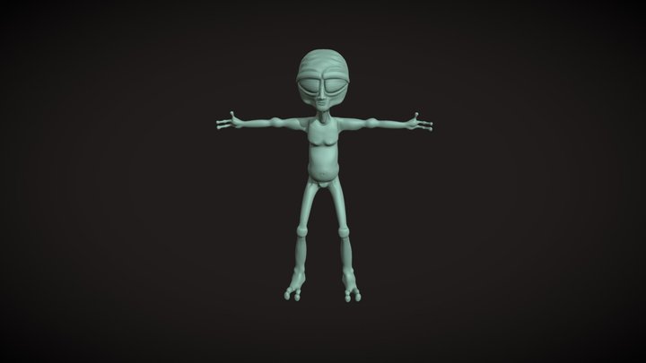 PersonajeAlien 3D Model