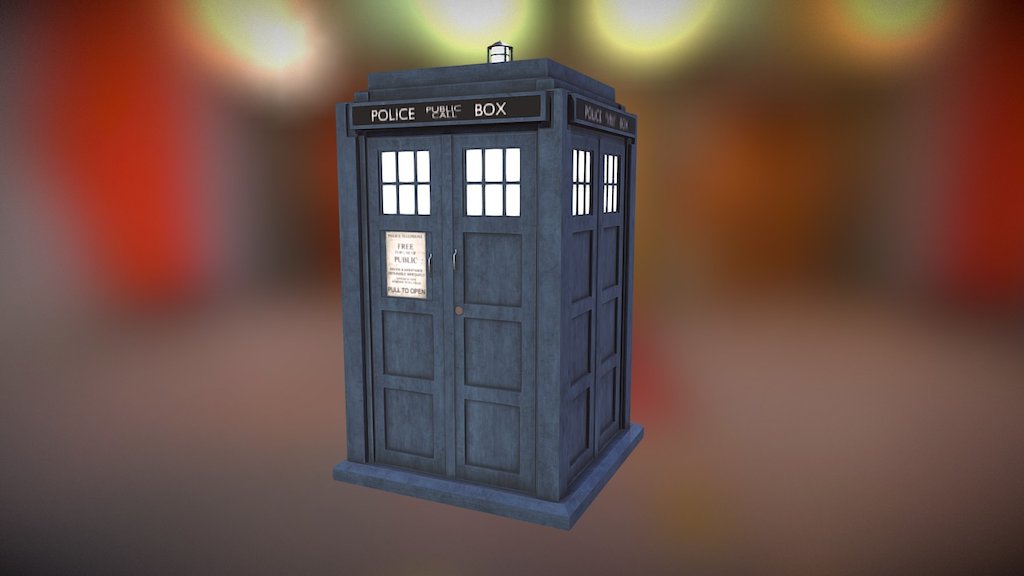 Tardis Doctor Who - 3D model by Ruru [d738028] - Sketchfab