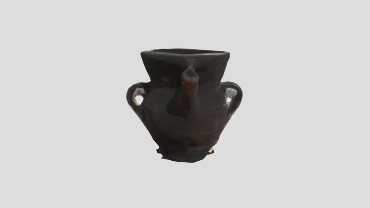 clay alcohol vessel 3D Model