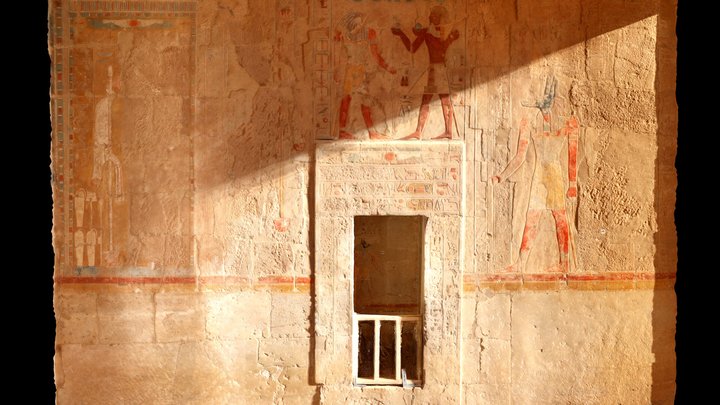 Deir el-Bahari, North Wall, Middle Portico – Modello 3D gratuito STL