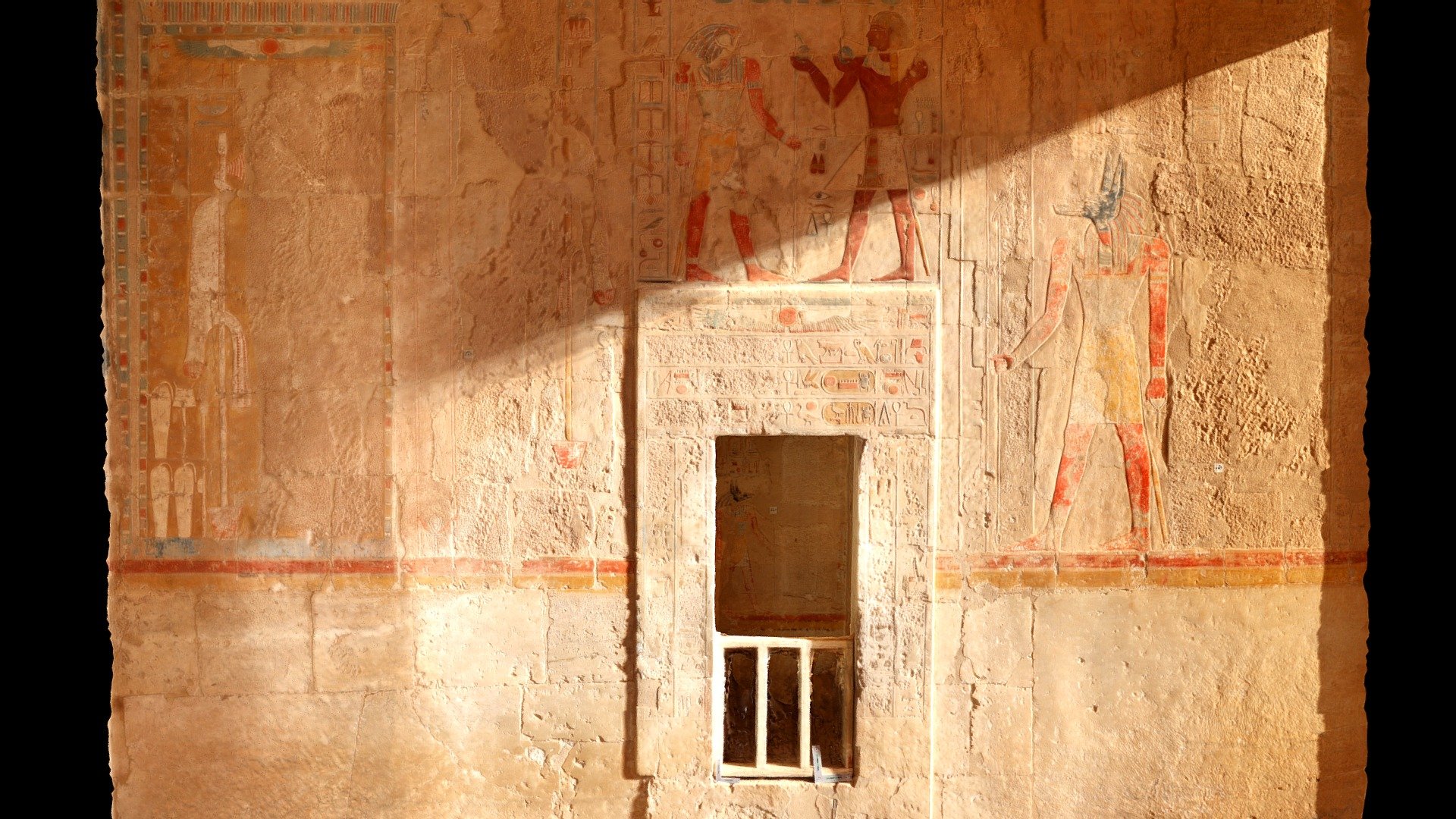 Deir el-Bahari, North Wall, Middle Portico