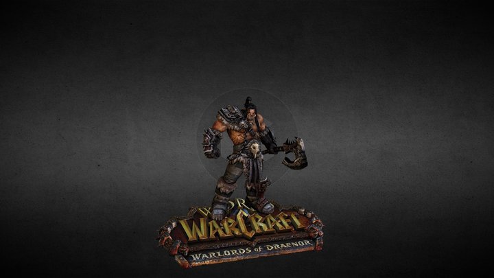 2016. Grommash Hellscream 3D Model