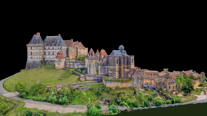 Château de Biron 3D Model