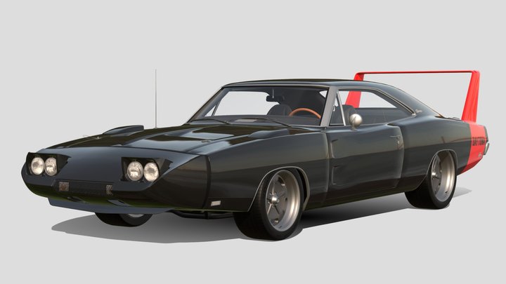 1970 Dodge Charger Daytona – Modèle 3D gratuit STL