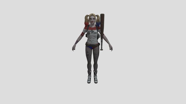 Harley Quinn 3D Model