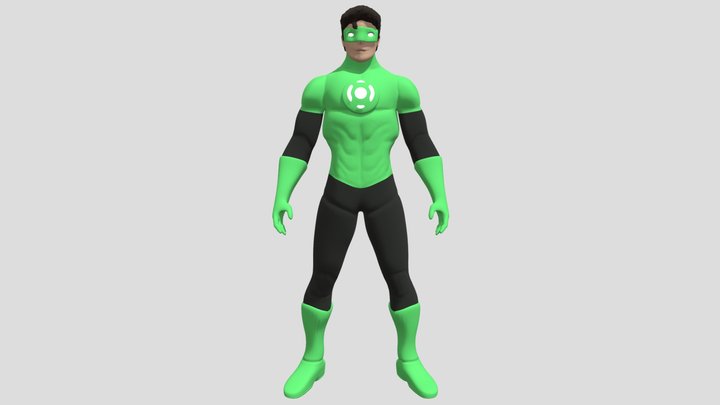 DC Comics Lanterna Verde 3D Model