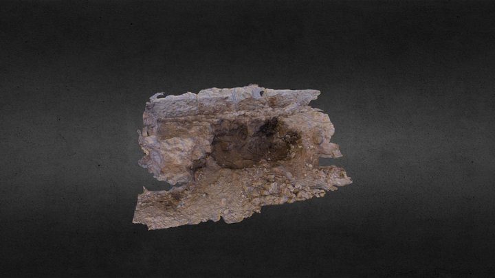 Section Cut of Kabri Aqueduct 3D Model