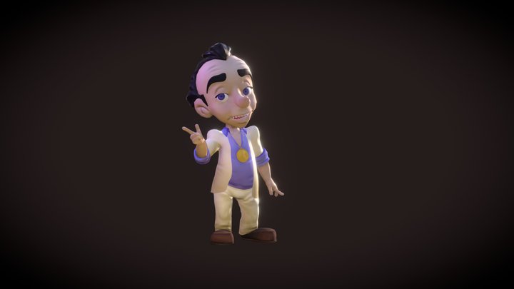 Larry - Larry 7 - #Retrogasm2018 3D Model