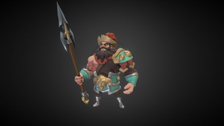 warrior 3D Model