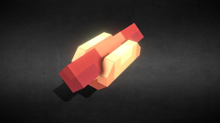 hotdog (Blockbench) 3D Model