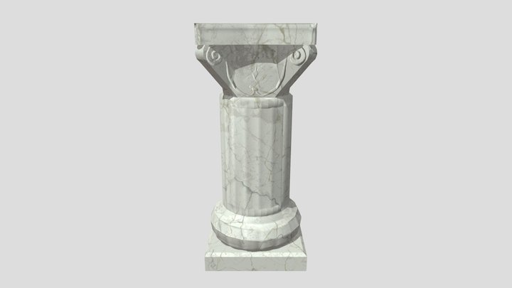marble pedestal 3D Model