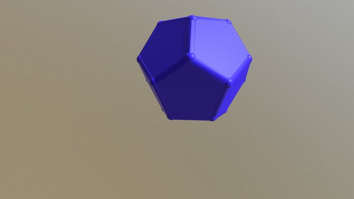 Dodecahedron 3D Model
